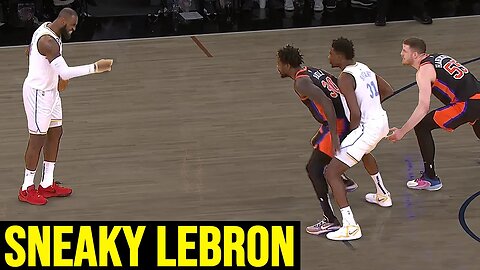 Lebron James Uses The SNEAKIEST TRICK To Win The Game