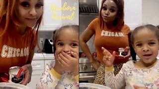 Masika's Daughter Khari Gets Carried Away With The Onion Powder! 👩🏽‍🍳