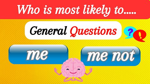 Who’s most likely to general questions |trivia quiz |quiz game #guesswithme #guessr #quiz #funquiz