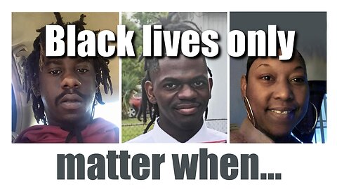 Black lives matter (when the perp is white)