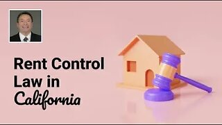 Rent Control Law in California