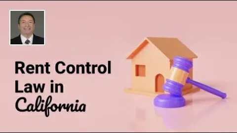 Rent Control Law in California