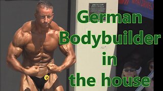 German Bodybuilder Competes at Muscle Beach #bodybuilding #fitness