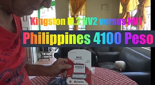 Unbox M 2 Kingston 1 TB drive and pancake syrup