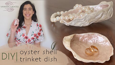 DIY Oyster Shell Trinket Dish