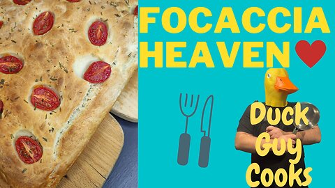 Focaccia Heaven: Cherry Tomato & Rosemary Edition