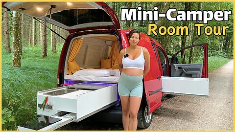 The Ultimate Mini Camper Room-Tour (VW Caddy)
