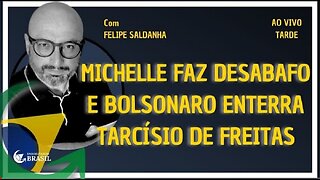 MICHELLE FAZ DESABAFO E BOLSONARO ENTERRA TARCÍSIO DE FREITAS - By Saldanha - Endireitando Brasil