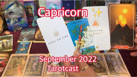 Capricorn ~ Smokin’ Aces! September is 🔥🌟⚡️ Tarot & Oracle Reading from Sedona. 🏜🛸💫