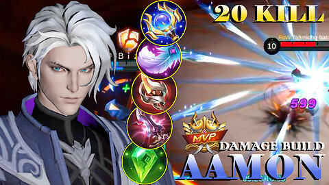 Insane 20 Kills Aamon Damage Build ! Aamon Gameplay