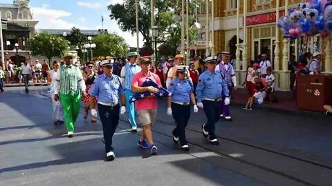 Walt Disney World Flag Retreat and Veteran of the Day Ceremony | Full Video | Plus Reaction