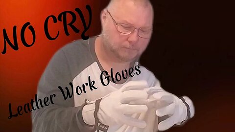 NoCry Leather Work Gloves