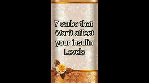 7carbs that won't affect your insulin levels