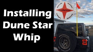 How to Install a Dune Star Whip on Your Jeep Wrangler Rubicon 392