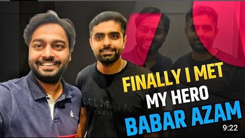 Reaction Finally I met my Hero Babar Azam | I will never forget meeting With Babar Azam #babarazam