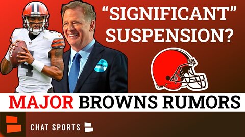 NFL Pushing For “Significant” Deshaun Watson Suspension | Browns Rumors