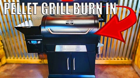 Pellet Grill Burn In Process (Z Grills 700D3 Burn In)