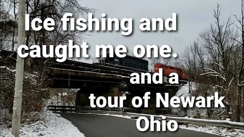 Railfanning and Caught one in Newark Ohio, and I take you on a tour.