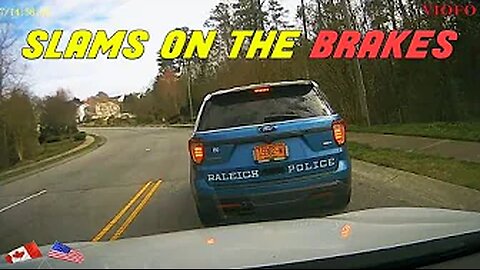 COP BRAKE CHECKS RANDOM CIVILIAN