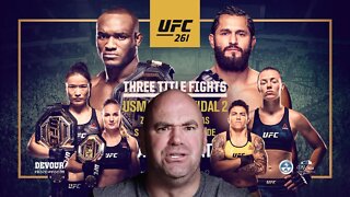 UFC 261 Main Card Face-off, Dana White's POV