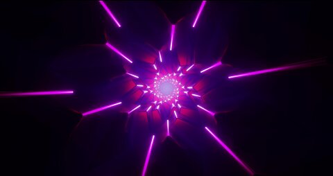 👍 SCREENSAVER NO SOUND 5 hour (4k vj loop with red pink tunnel)