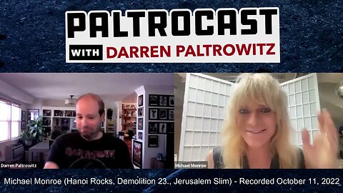 Michael Monroe interview #2 with Darren Paltrowitz