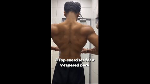 top excercise for v tapered back