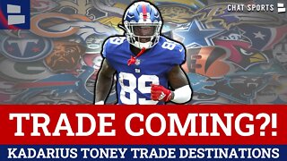 Kadarius Toney Trade Rumors: Top 5 Destinations If The New York Giants Trade The WR | Giants Rumors