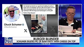 Greg Gutfeld: Chuck Schumer Slapped Cheese On A Raw Patty