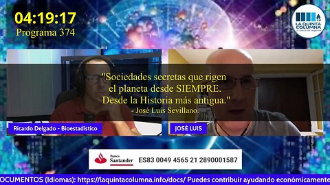 "Sociedades secretas que rigen el planeta desde siempre" - José Luis Sevillano (Programa 374)