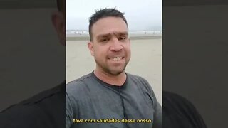 Aeróbico matinal pela praia