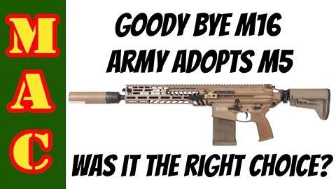 Goody bye M16! Military Adopts the M5 rifle and 6.8x51. Are they crazy?