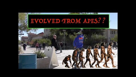 Professors teaching humans EVOLVED from APES! Preacher sets record straight