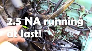 2.5 NA Diesel running! Quick road test