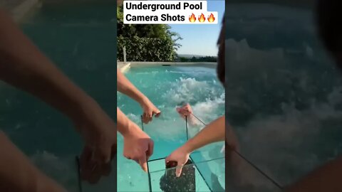 Underground Pool Camera Shots 🔥🔥🔥#shorts