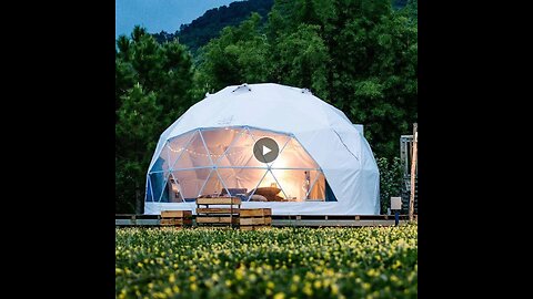 Resort Vacation Outdoor Glamping Round