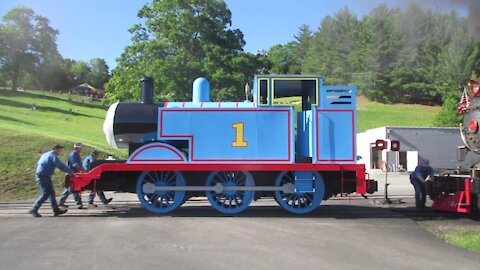 Slamming Thomas The Tank Engine Into A Steam Engine In Real Life At Day Out With Thomas