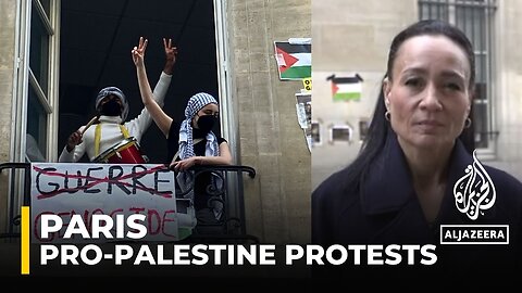 Pro-Palestine protests continue at Paris Institute of Political Studies