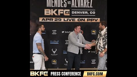 Mike Perry & Luke Rockhold Face Off at #BKFC41 Presser