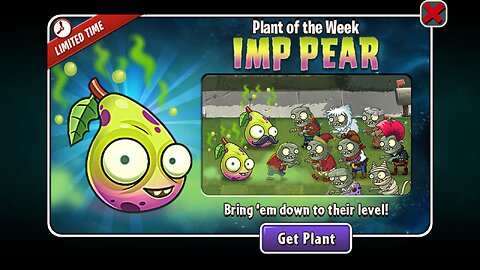 Plants vs Zombies 2 - Penny's Pursuit - Gem Plant Showcase - Mega Gatling Pea - July 2023