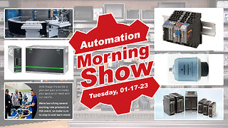 B&R, Emerson, Schneider, Omron, Logix Simulator and more today on the Automation Morning Show