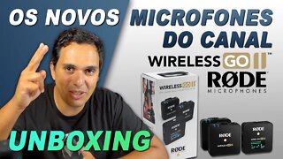 Upgrade para nosso canal! Novos microfones para os videos.