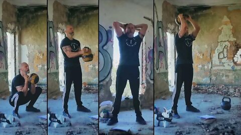 POSEIDON GRIND—A kettlebell strength combo