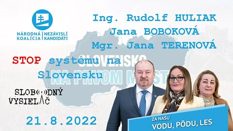 „STOP systému na Slovensku“ NK/NEKA v Slobodnom vysielači 21. 8. 2022