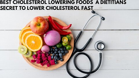 BEST Cholesterol-Lowering Foods 🌱 A Dietitians Secret To Lower Cholesterol Fast