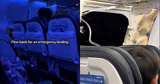 Alaska Airlines Passenger Captures Emergency Landing After Plane Part Blew Off Mid-Air