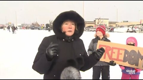 Canadian woman thrashes and humiliates MSM journalists