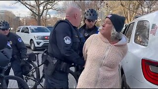 Ashli Babbit’s Mother Arrested Outside Capitol Building