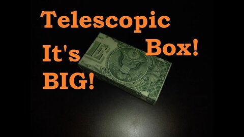 Telescopic Box | Big Money | Origami Box | Dollar Design © #DrPhu | Preview Features