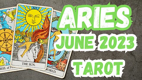 ARIES ♈️ - Your cup needs attention! June 2024 Evolutionary Tarot reading #tarotary #tarot #aries